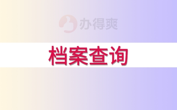 档案查询