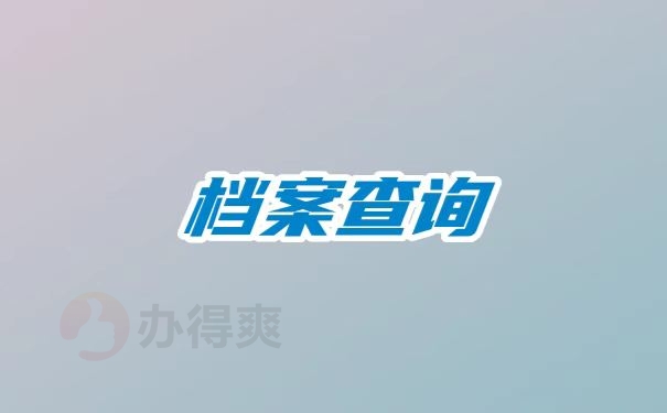 档案查询