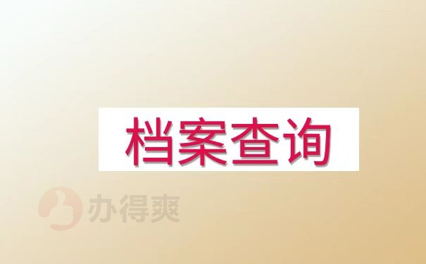 档案查询