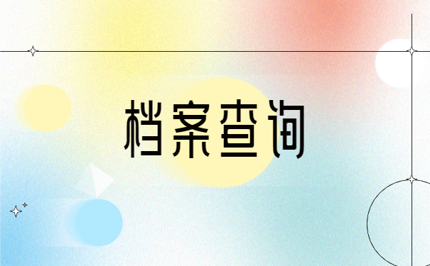 档案查询