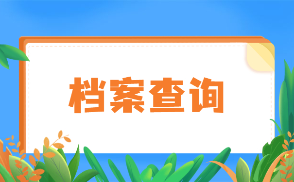 档案查询