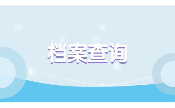 档案查询