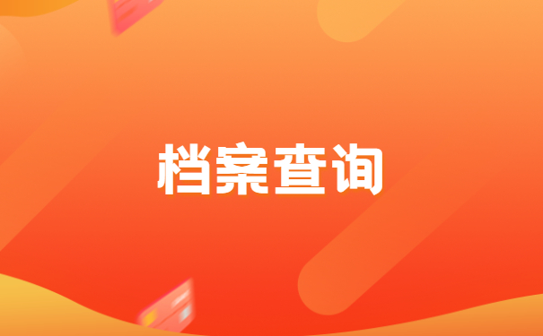 档案查询