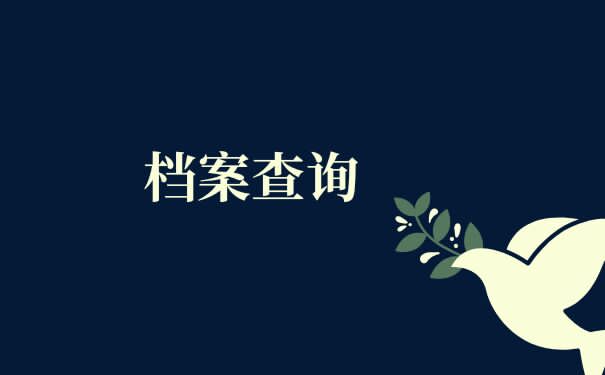 济南个人档案查询？