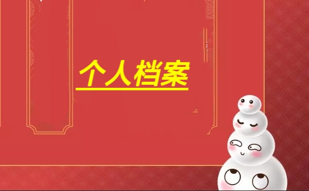 个人档案