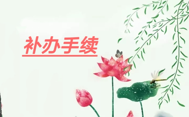 补办手续