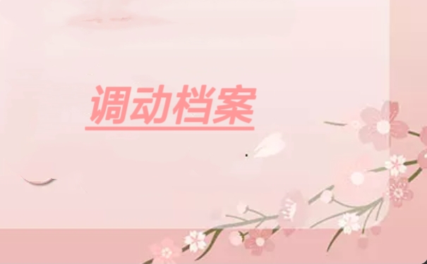 调动档案