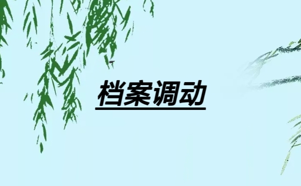 档案调动