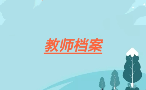 教师档案