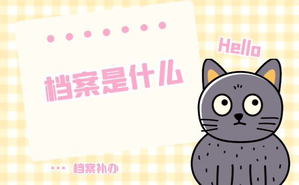 档案是什么