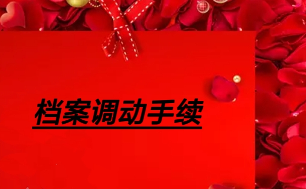 档案调动手续