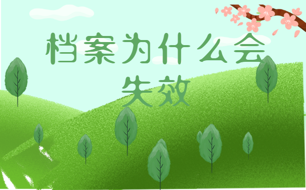 档案为什么失效了