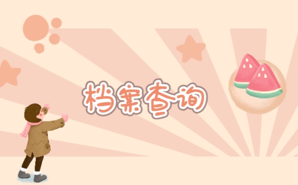 档案查询