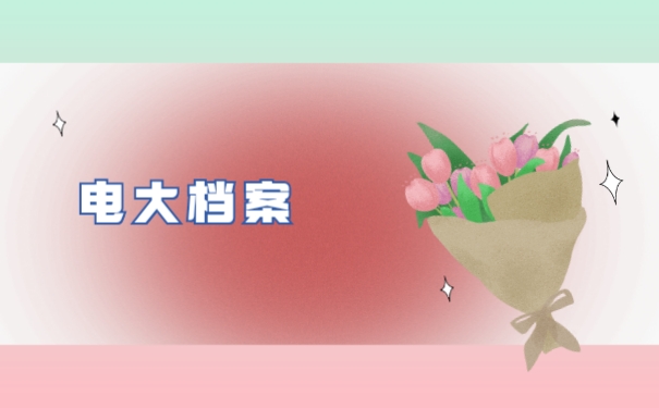电大档案