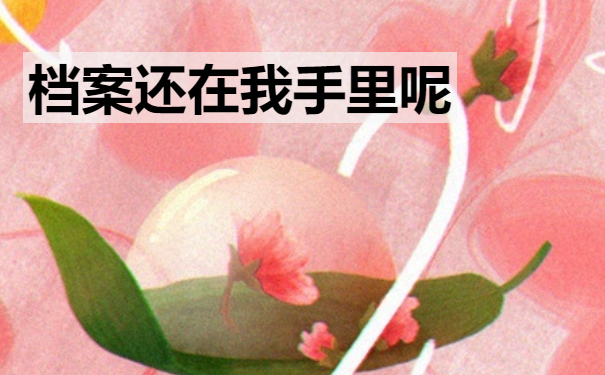 档案还在我手里呢