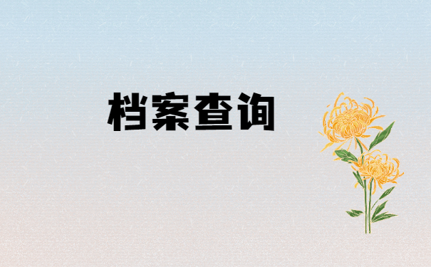 档案