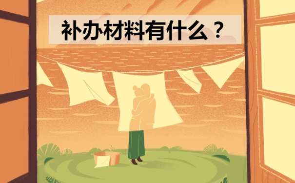补办材料