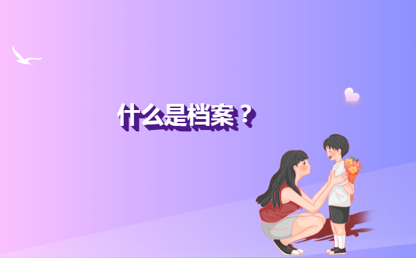 什么是档案？