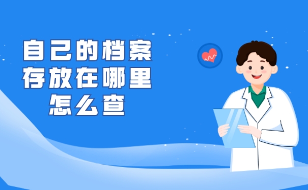 自己的档案存放在哪里怎么查？