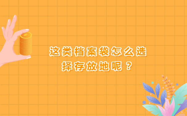 这类档案袋怎么选择存放地呢？