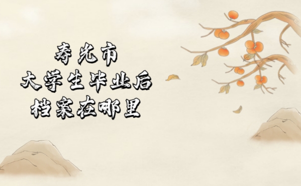 寿光大学生毕业后档案在哪里