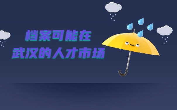 档案可能在武汉的人才市场