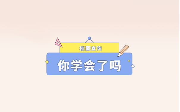 档案查询