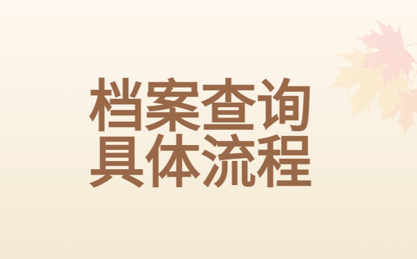 档案查询