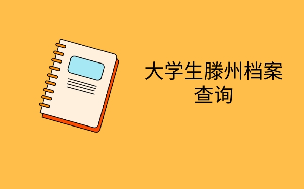 大学生滕州档案查询