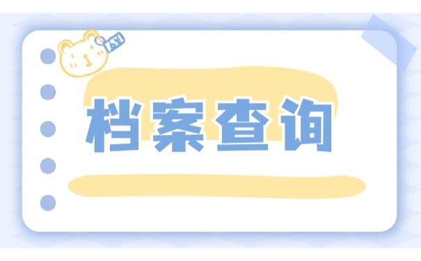 档案查询