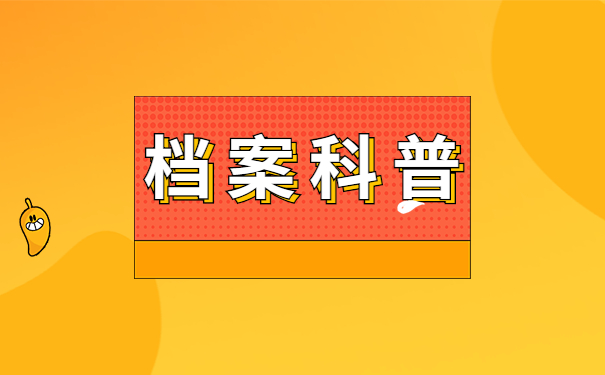 档案科普