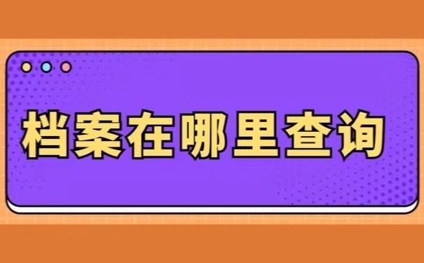档案在哪里查询
