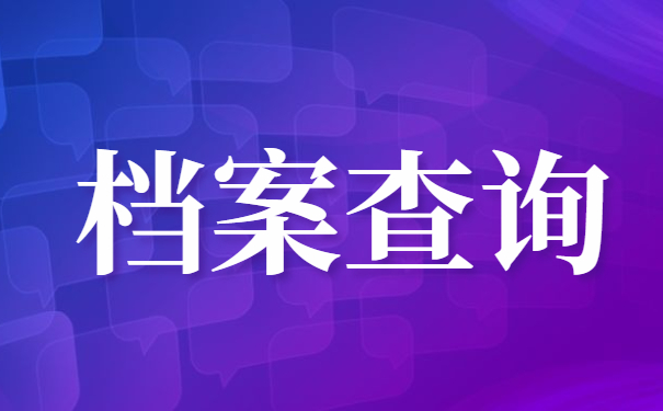 档案查询