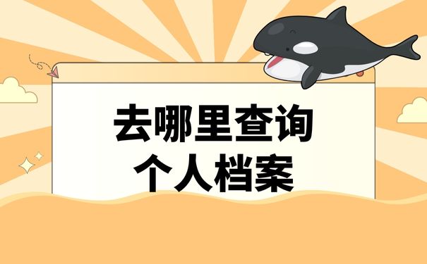 去哪里查询个人档案