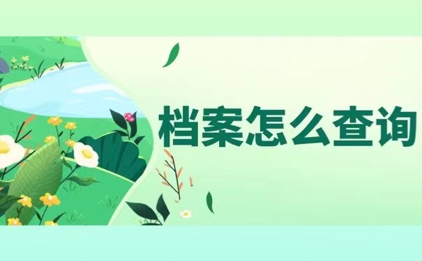 档案怎么查询