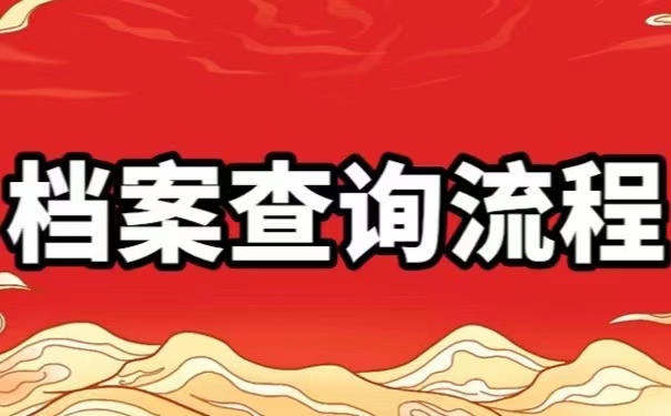 档案查询流程