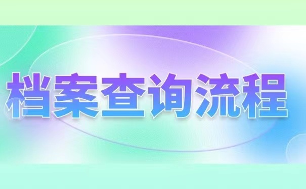 档案查询流程